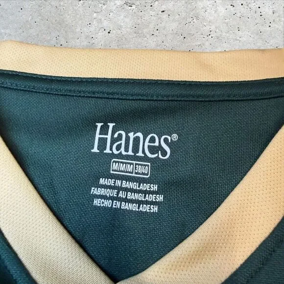 Colorado State Rams #1 Football Jersey Men’s M Green Gold Hanes NCAA - Picture 9 of 10